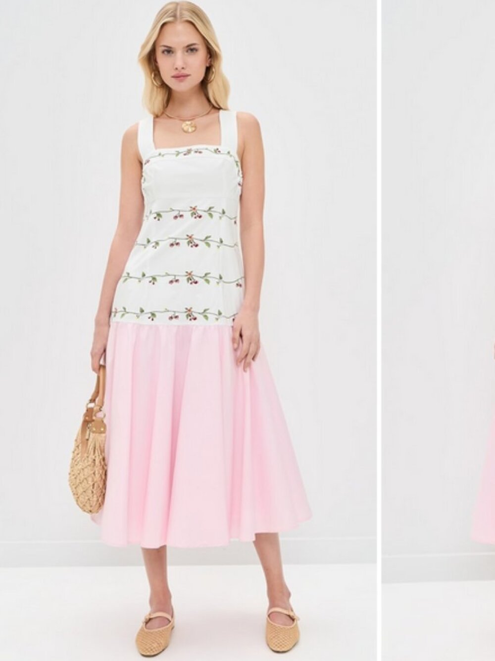 NWT Fanm Mon Cagla Dress, Strawberry Fields